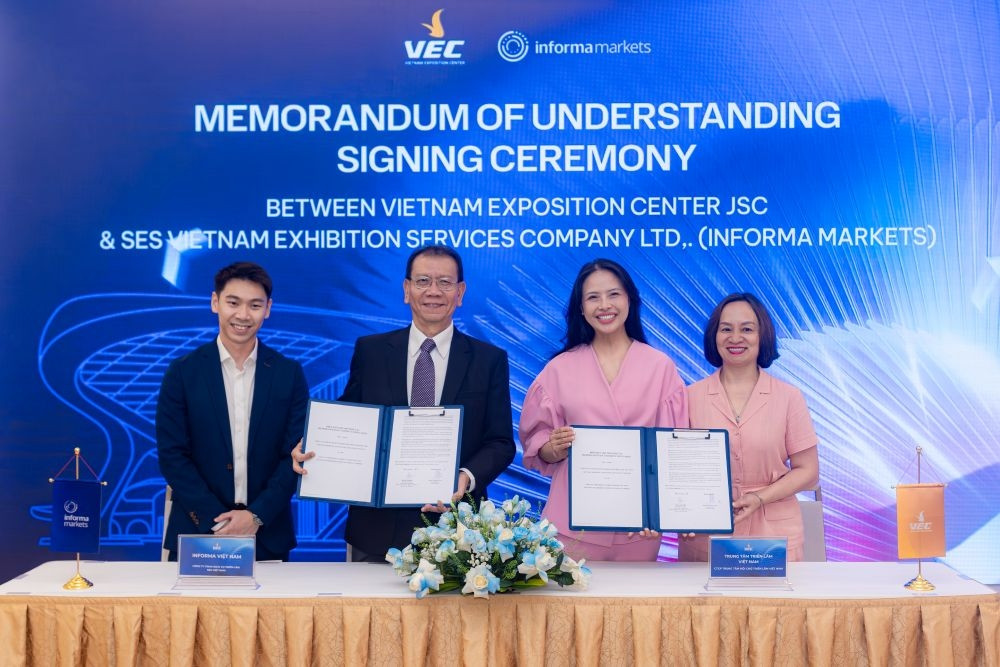 VEC ký hợp tác chiến lược với các nhà tổ chức triển lãm, sự kiện quốc tế