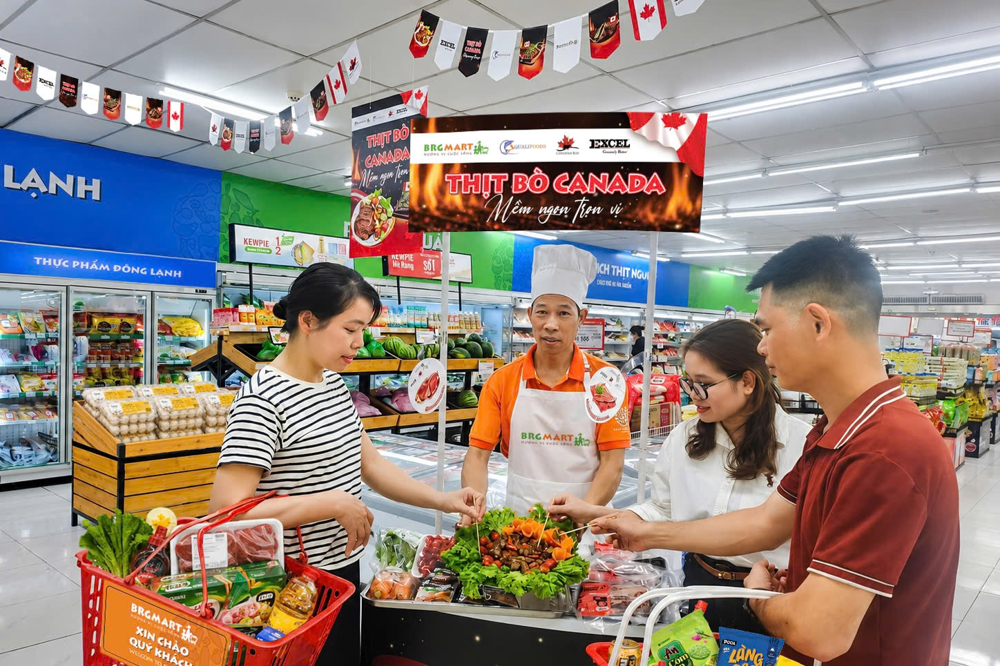 Lễ hội tháng 6: Thịt bò Canada giảm giá 20% tại hệ thống siêu thị BRGMart