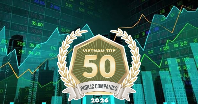 Top 50 Công ty Đại chúng uy tín và hiệu quả năm 2026