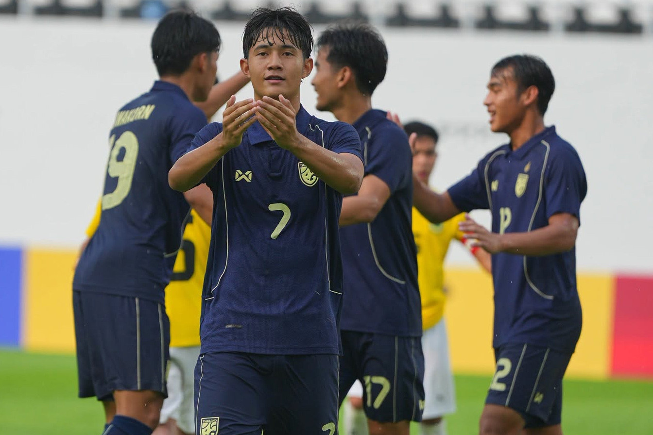U19 Thái Lan trút mưa 9 bàn vào lưới U19 Brunei