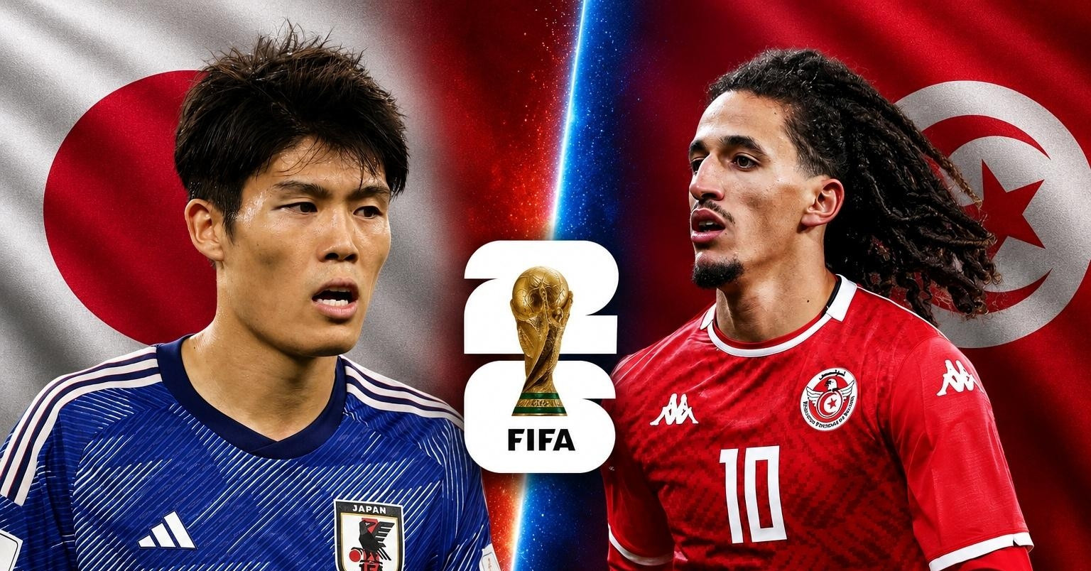 Link xem trực tiếp bóng đá Nhật Bản vs Tunisia, 11h ngày 21/6
