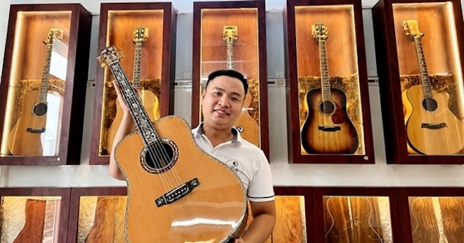 Đàn Guitar Custom Việt Nam - Tinh hoa thủ công Việt bước ra thế giới