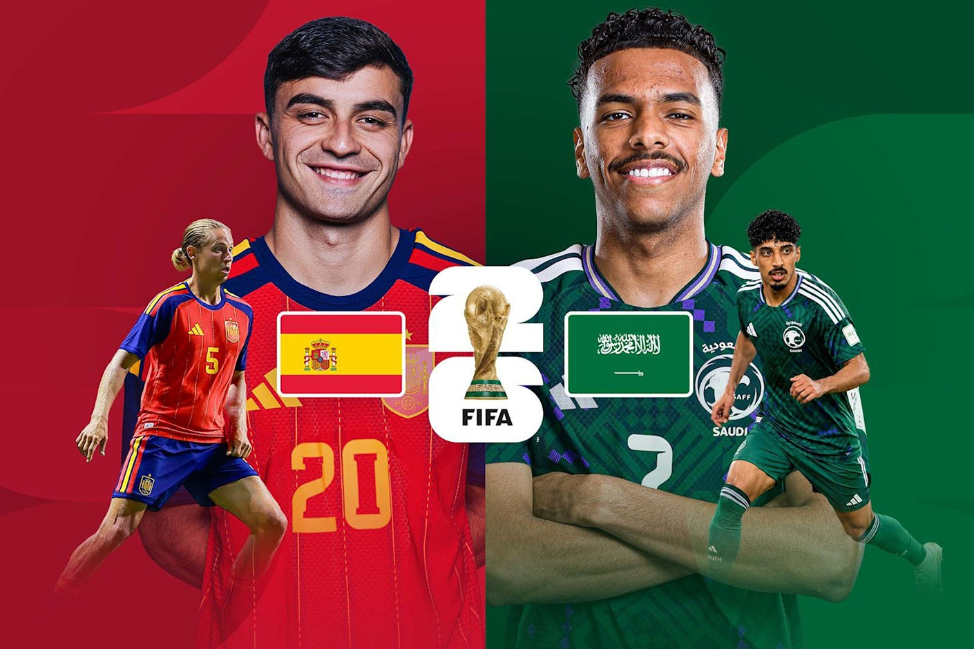Nhận định bóng đá Tây Ban Nha vs Saudi Arabia: Không có bất ngờ