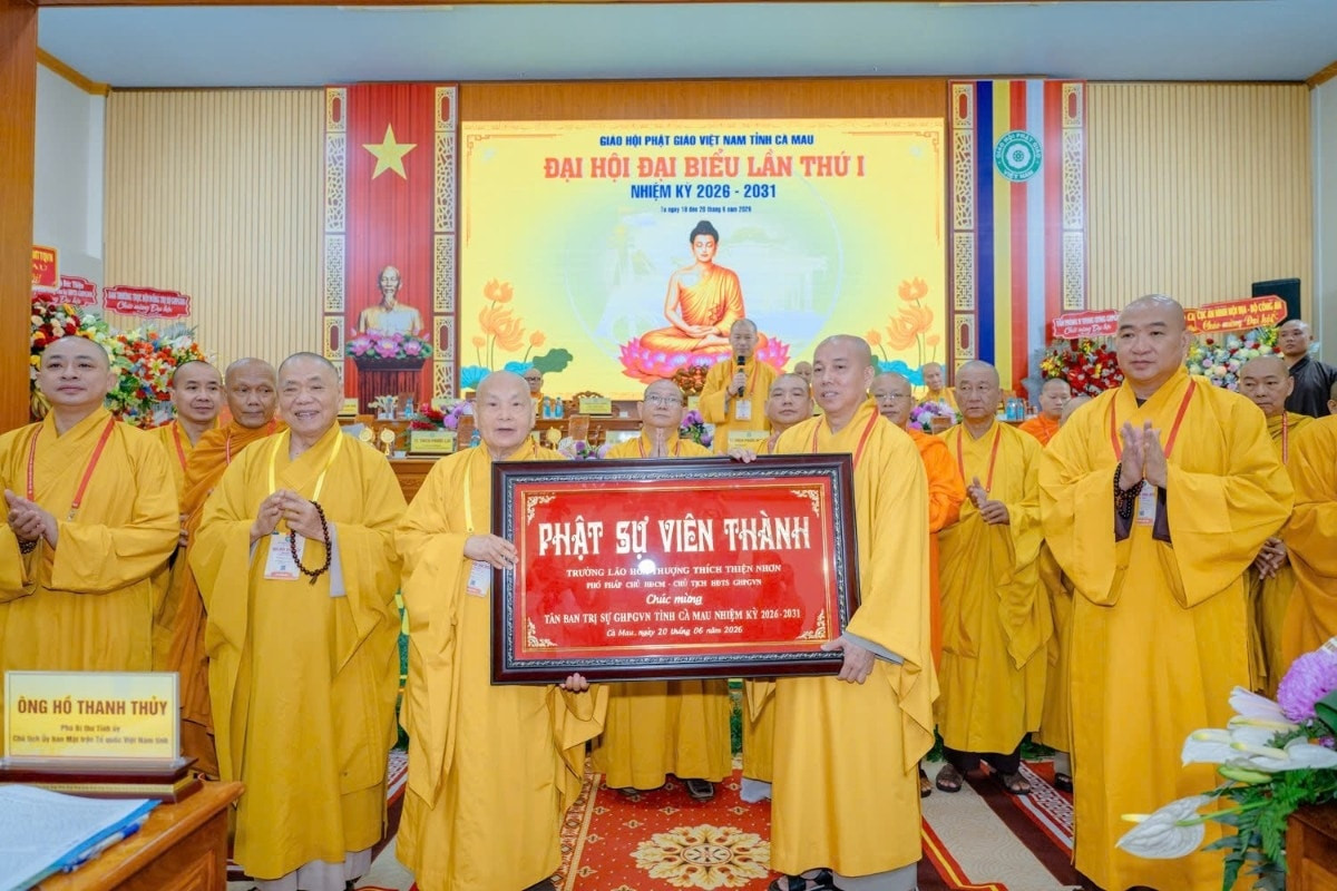 Thượng tọa Thích Giác Nghi được suy cử làm Trưởng ban Trị sự GHPGVN tỉnh Cà Mau