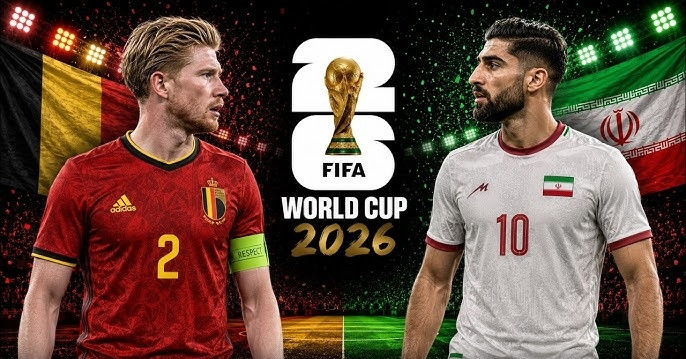 Link xem trực tiếp bóng đá Bỉ vs Iran, 02h ngày 22/6