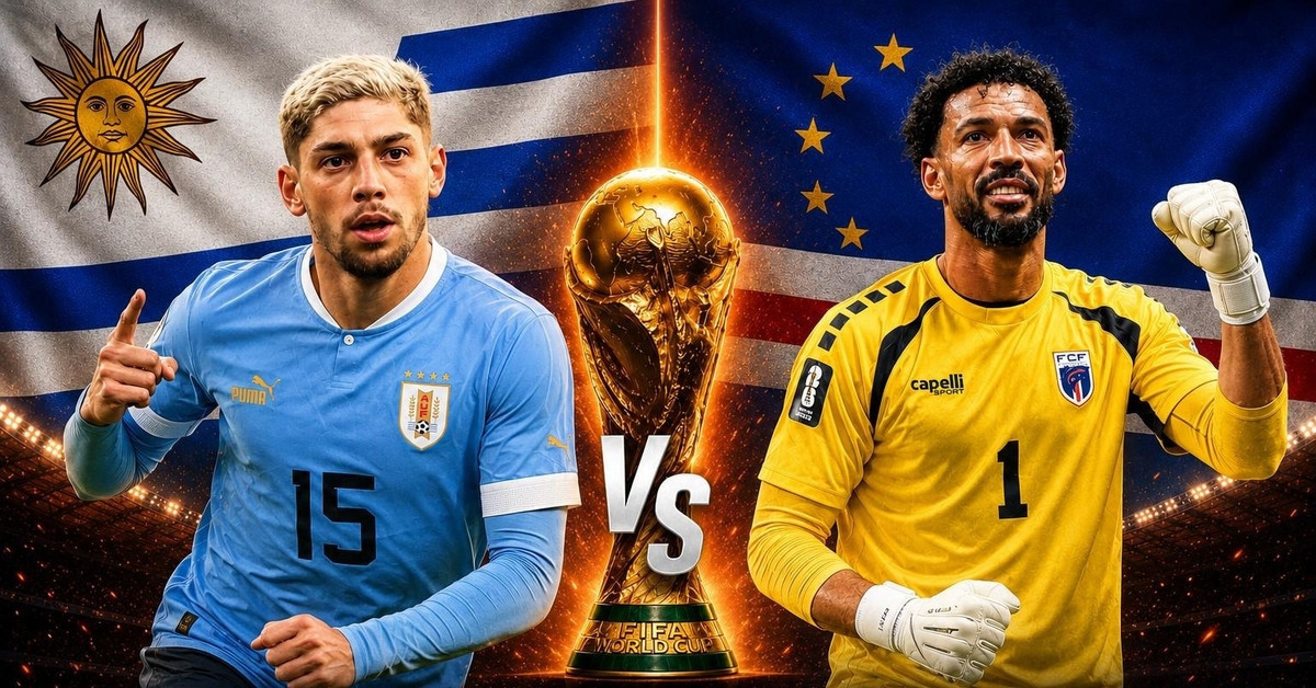 Link xem trực tiếp bóng đá Uruguay vs Cape Verde, 05h ngày 22/6