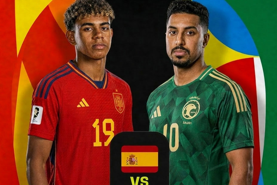 Link xem trực tiếp bóng đá Tây Ban Nha vs Saudi Arabia, 23h ngày 21/6