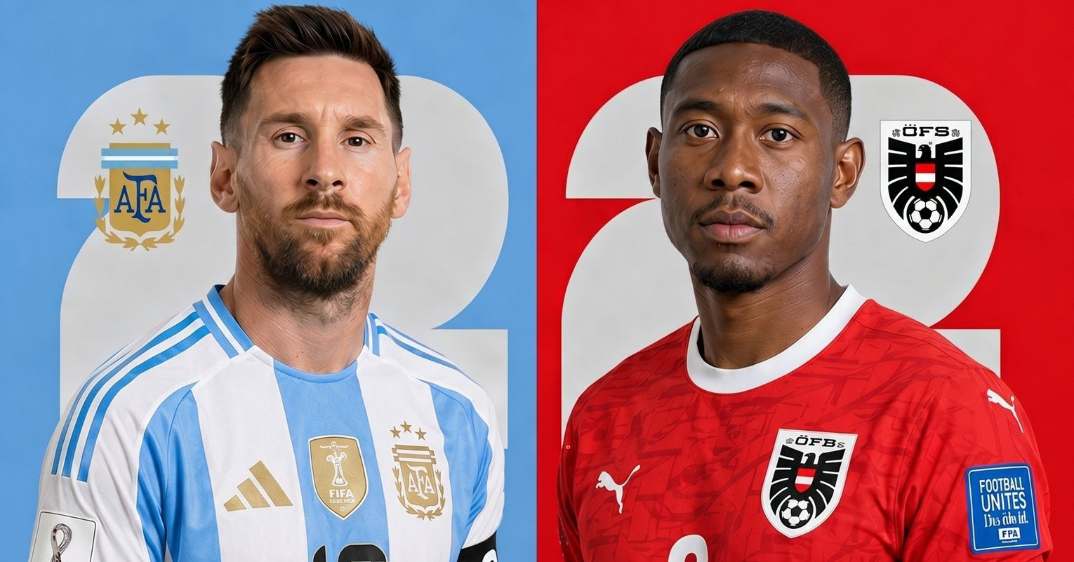 Trực tiếp bóng đá Argentina 0-0 Áo: Messi hỏng phạt đền (H1)
