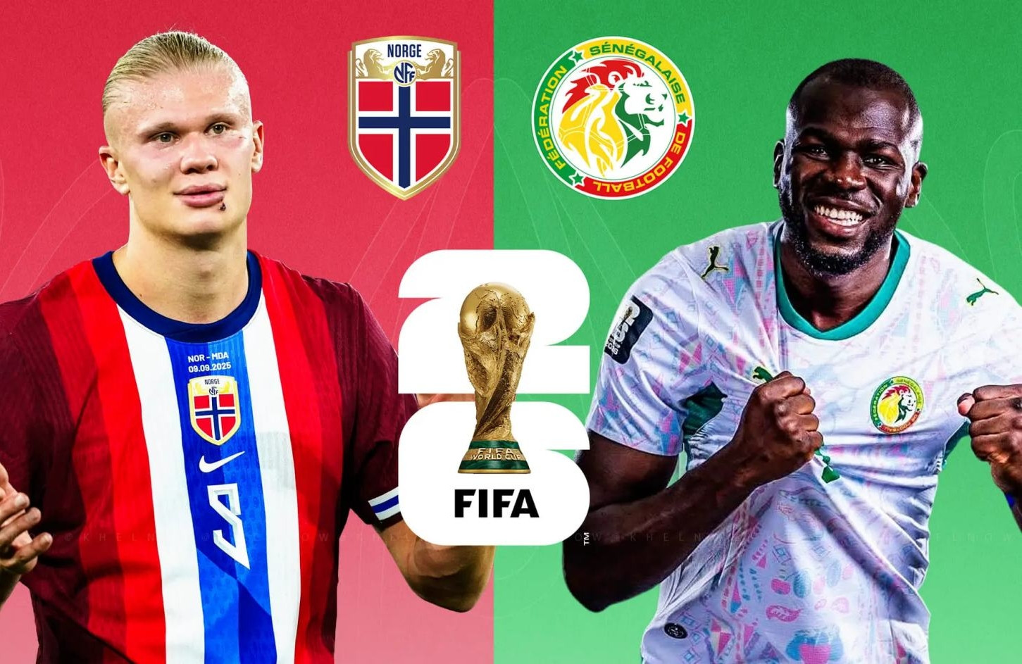 Link xem trực tiếp bóng đá Na Uy vs Senegal, 07h ngày 23/6