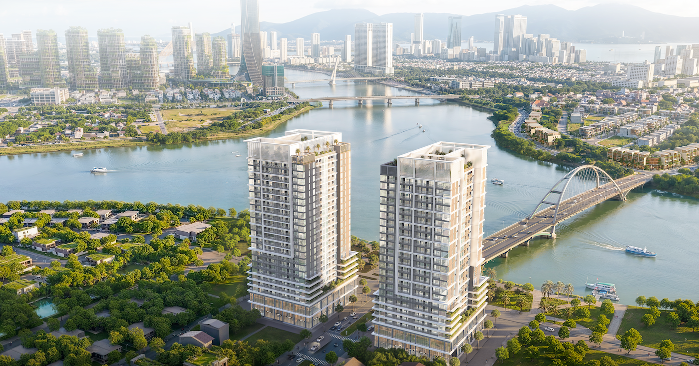 S-Light Tower - Tòa tháp đôi tại trung tâm Nam Đà Nẵng soi bóng sông Hàn