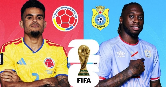 Link xem trực tiếp bóng đá Colombia vs CHDC Congo, 09h ngày 24/6