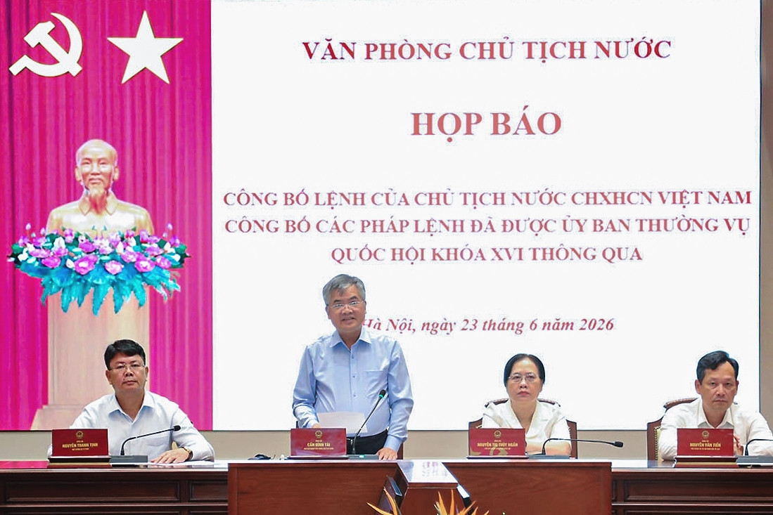 Công bố lệnh của Chủ tịch nước về pháp lệnh xử lý hành chính tại tòa án