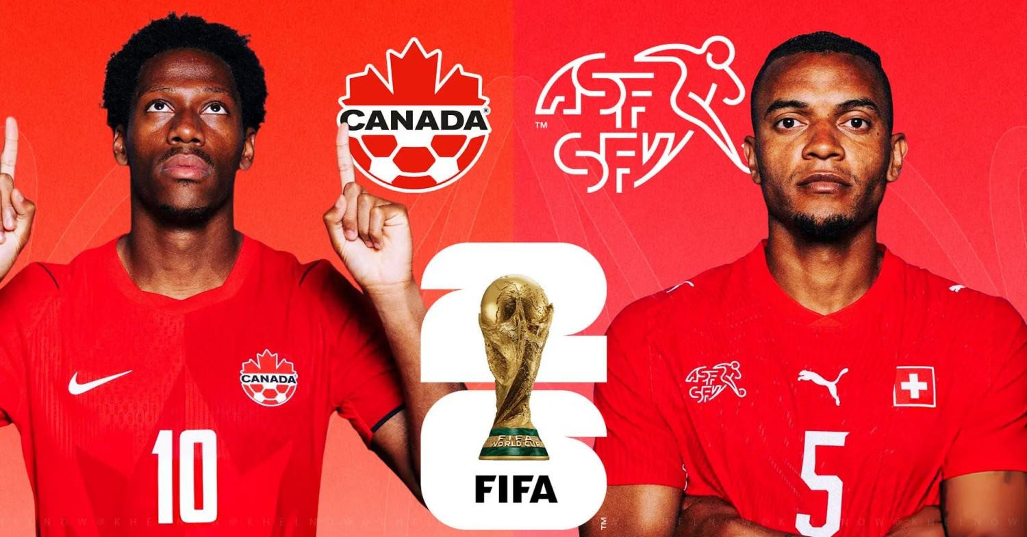 Link xem trực tiếp bóng đá Thụy Sĩ vs Canada, 2h ngày 25/6