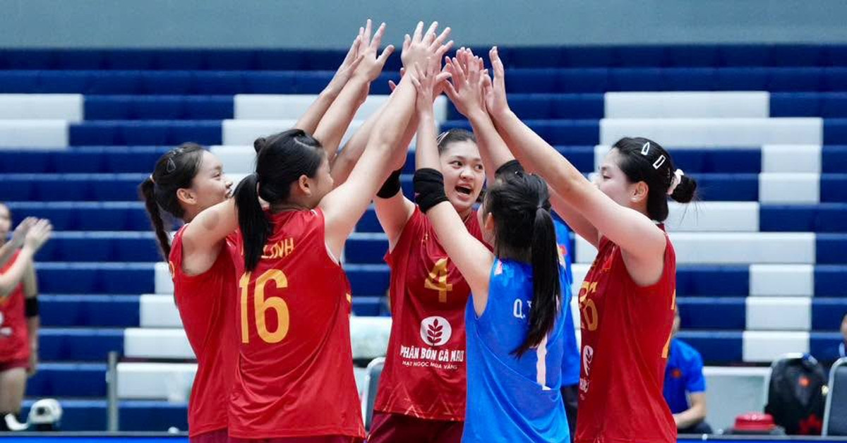 Thắng Philippines, tuyển bóng chuyền U18 nữ Việt Nam vào bán kết