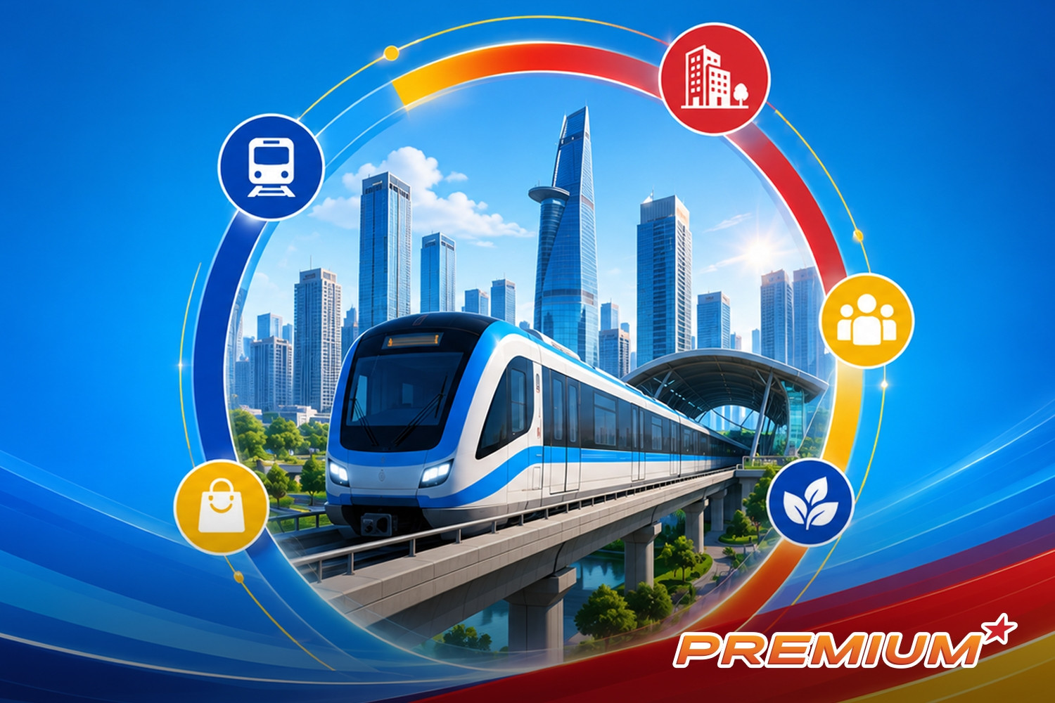 TPHCM phê duyệt ranh giới 5 khu vực TOD rộng 940ha dọc tuyến metro số 2