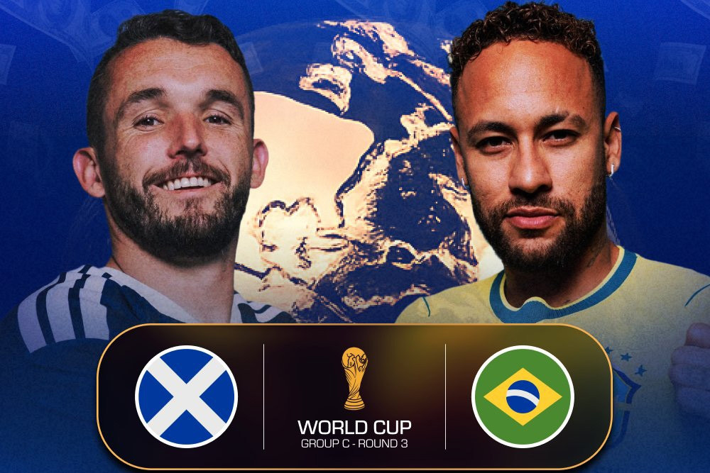 Link xem trực tiếp bóng đá Scotland vs Brazil, 5h ngày 24/6