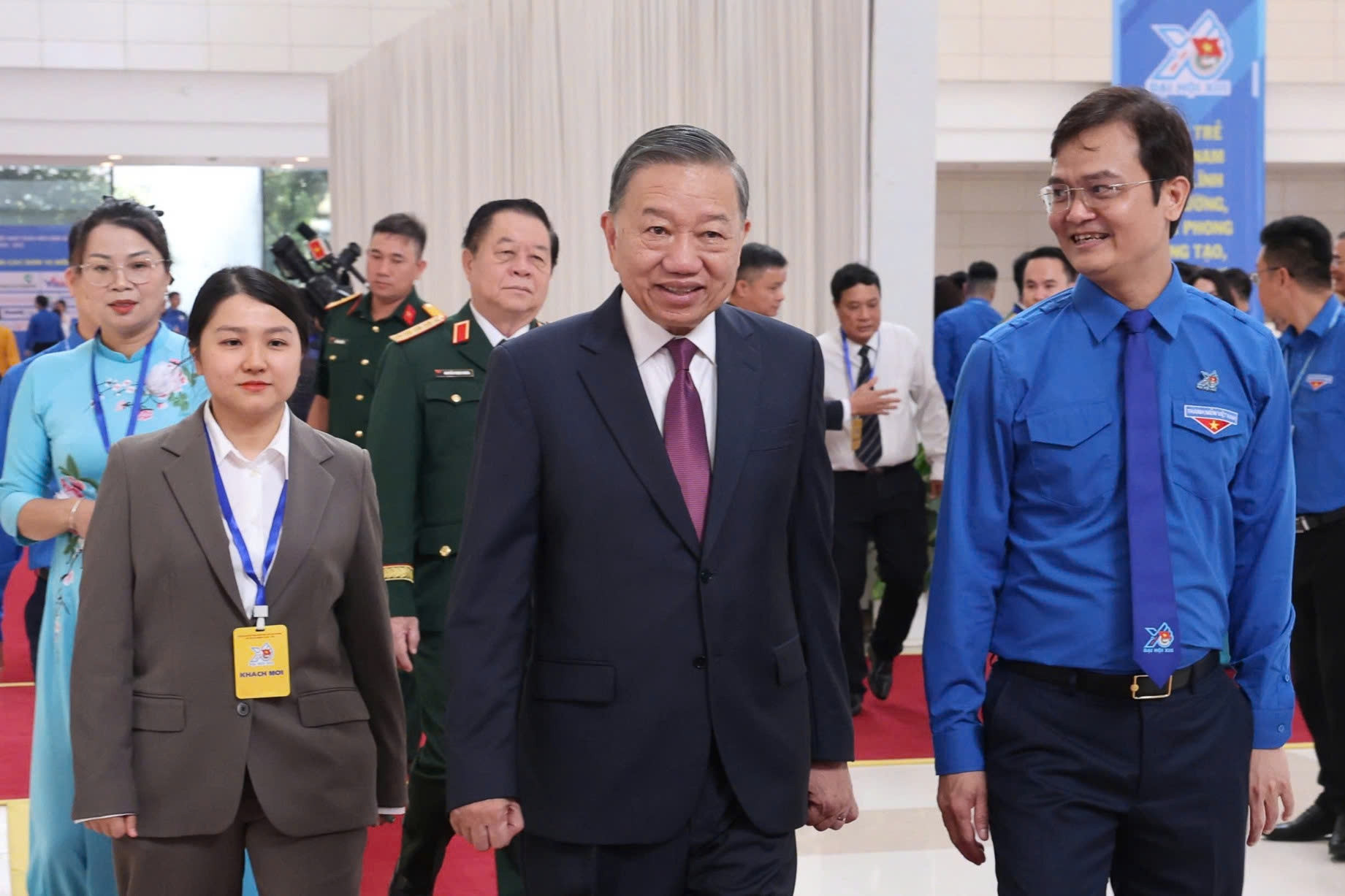 Tổng Bí thư, Chủ tịch nước dự Đại hội Đoàn toàn quốc