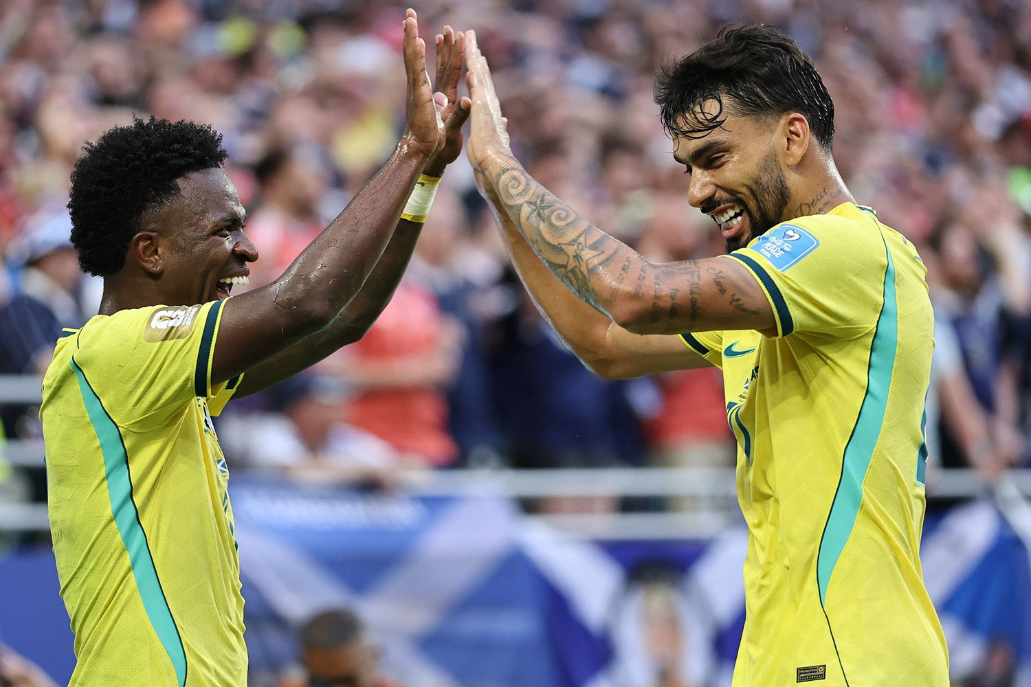 Video bóng đá Scotland vs Brazil: Điệu samba Vinicius