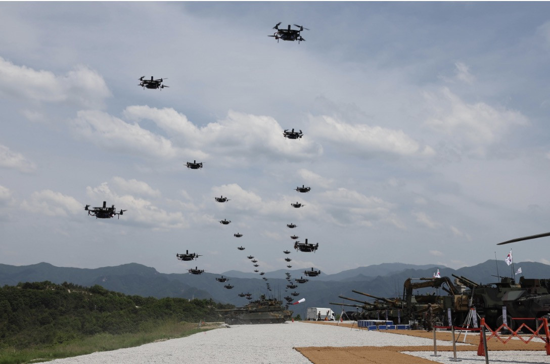 UAV Hàn Quốc. Ảnh: Bộ Quốc phòng Hàn Quốc