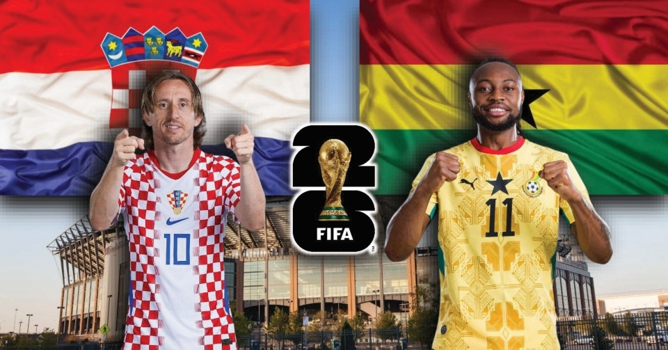 Link xem trực tiếp bóng đá Croatia vs Ghana, 4h ngày 28/6
