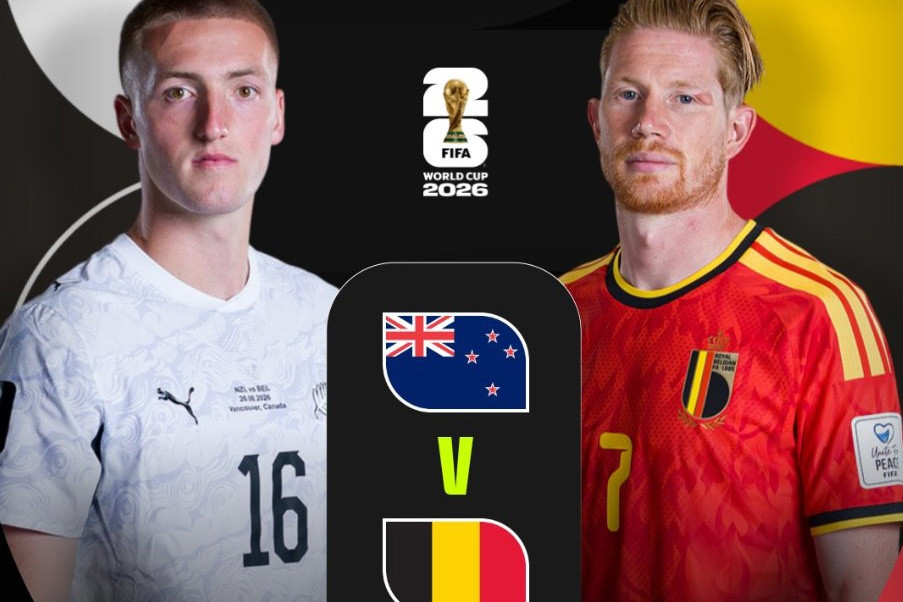 Link xem trực tiếp bóng đá New Zealand vs Bỉ, 10h ngày 27/6