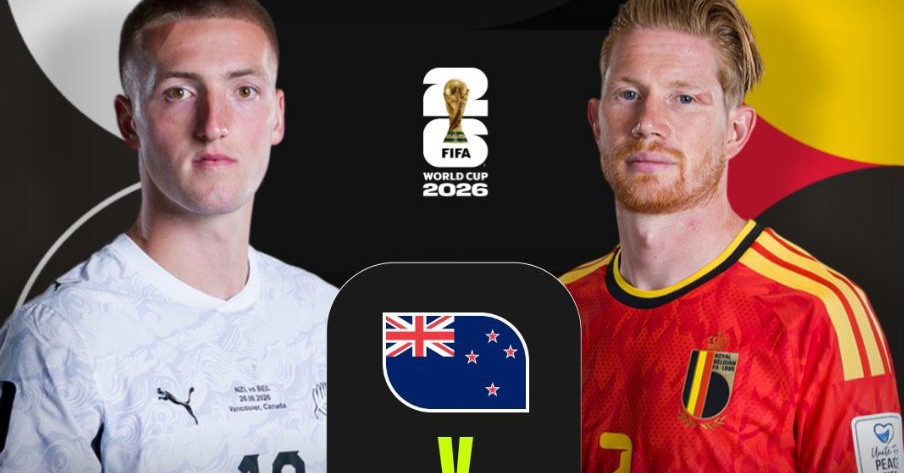 Link xem trực tiếp bóng đá New Zealand vs Bỉ, 10h ngày 27/6