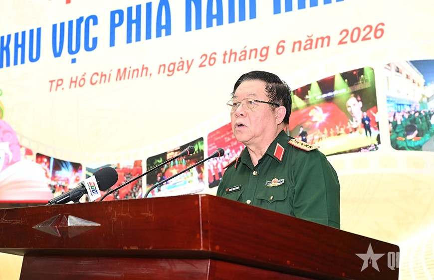 Đại tướng Nguyễn Trọng Nghĩa chủ trì gặp mặt đại biểu văn nghệ sĩ khu vực phía Nam