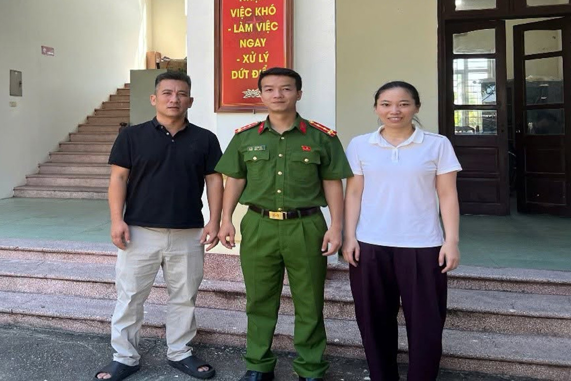 Mang 142 triệu đồng chuyển nhầm đến công an trả lại