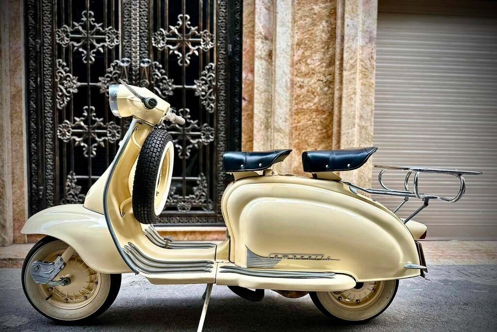 Xe máy cổ Lambretta Li 150 Series 2 biển phát lộc giá 550 triệu đồng gây sốt
