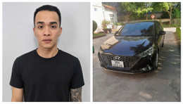 Đối tượng Lương Văn Dũng và tang vật vụ trộm .jpg