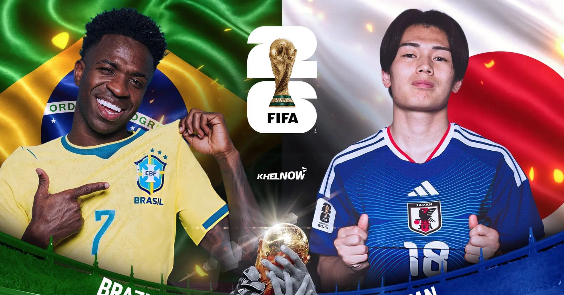 Trực tiếp bóng đá Brazil vs Nhật Bản: Đội hình siêu tấn công