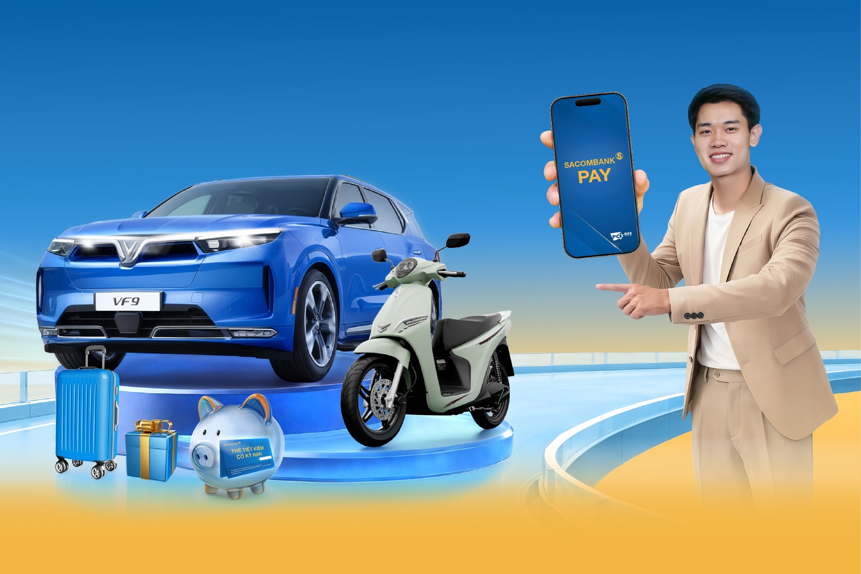 Gửi tiết kiệm 20 triệu đồng, ‘săn’ cơ hội trúng ô tô VinFast
