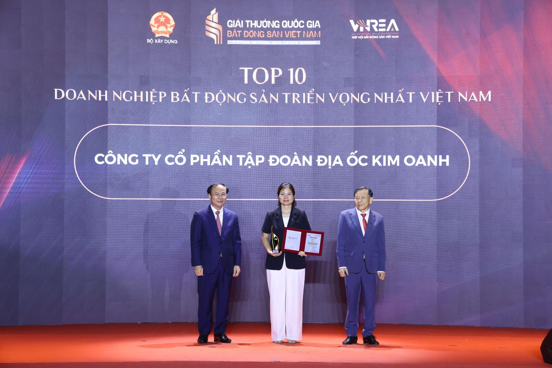 Kim Oanh Group lập ‘cú đúp’ tại Giải thưởng quốc gia Bất động sản 2026