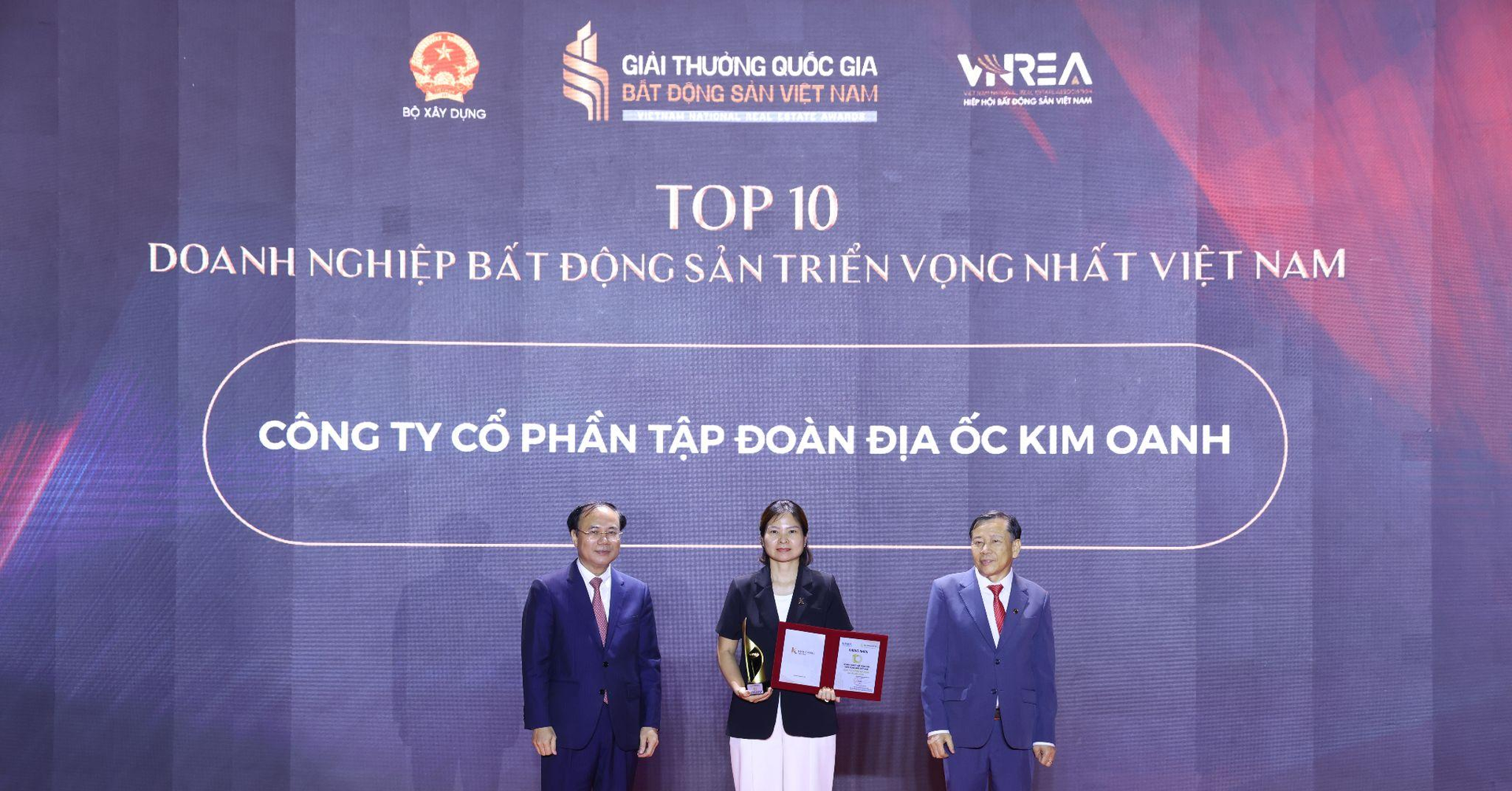 Kim Oanh Group lập ‘cú đúp’ tại Giải thưởng quốc gia Bất động sản 2026