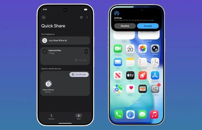 Thêm điện thoại Samsung, Oppo, Xiaomi hỗ trợ AirDrop sang iPhone