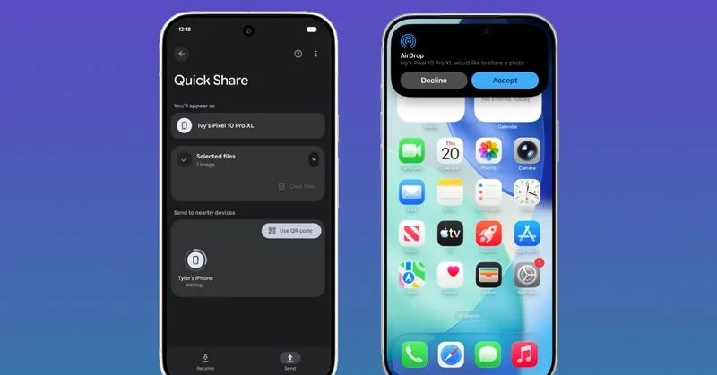 Thêm điện thoại Samsung, Oppo, Xiaomi hỗ trợ AirDrop sang iPhone