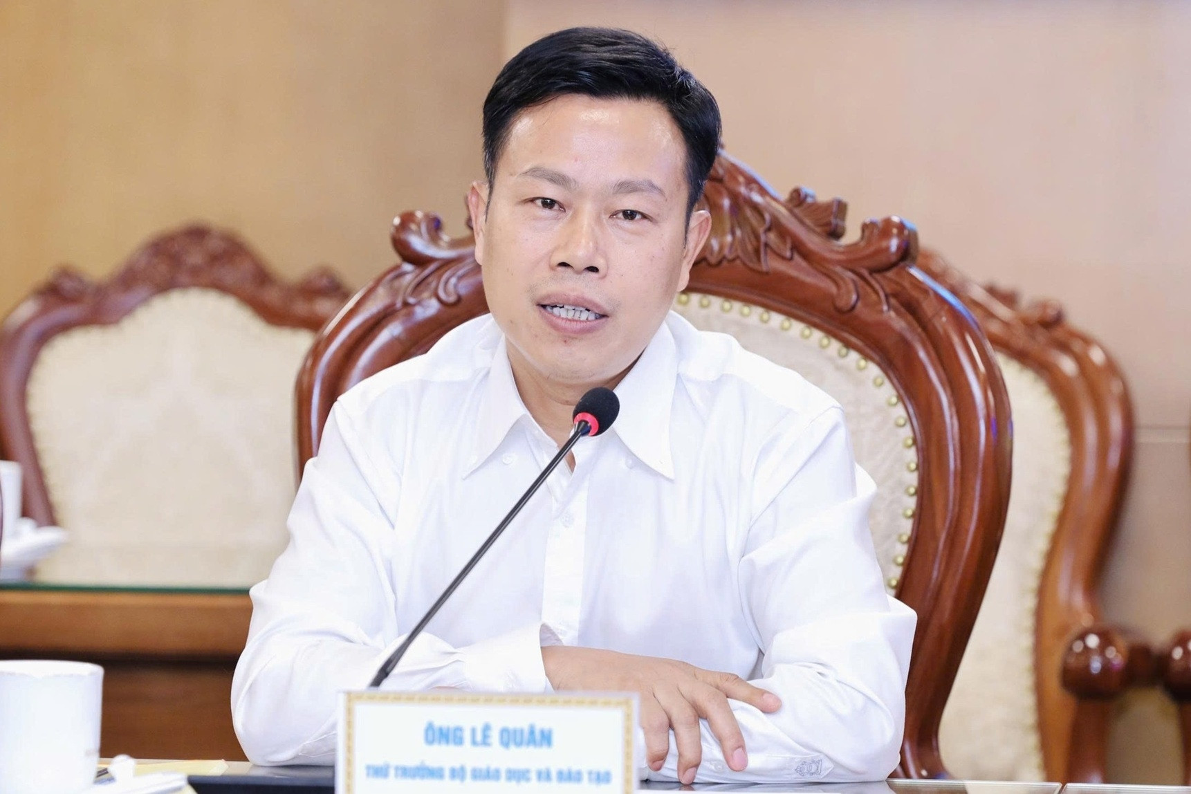 Thứ trưởng Bộ GD-ĐT Lê Quân kiêm Chủ tịch Hội đồng Trường ĐH Việt Đức