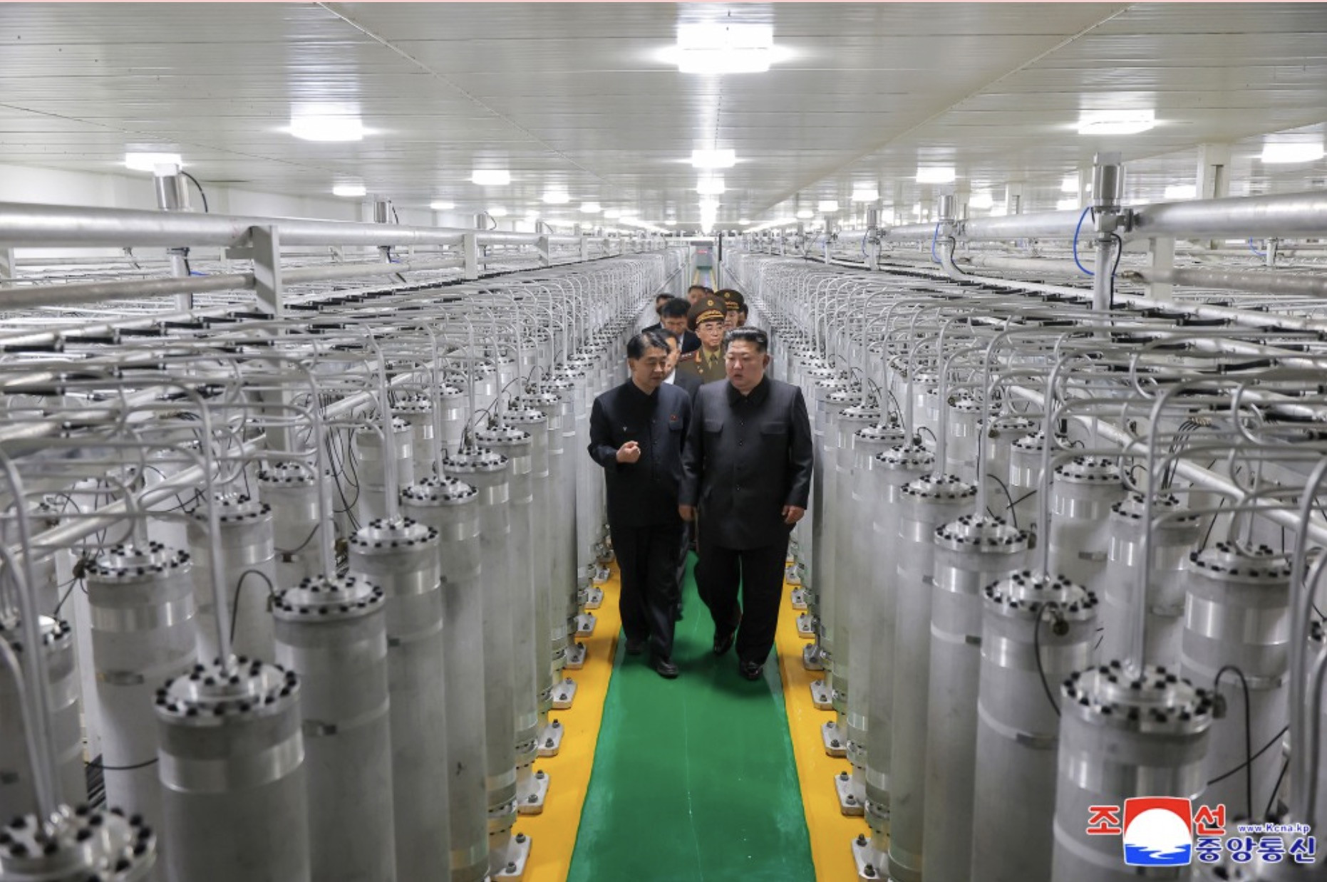 Triều Tiên cơ sở làm giàu uranium.Ảnh: KCNA