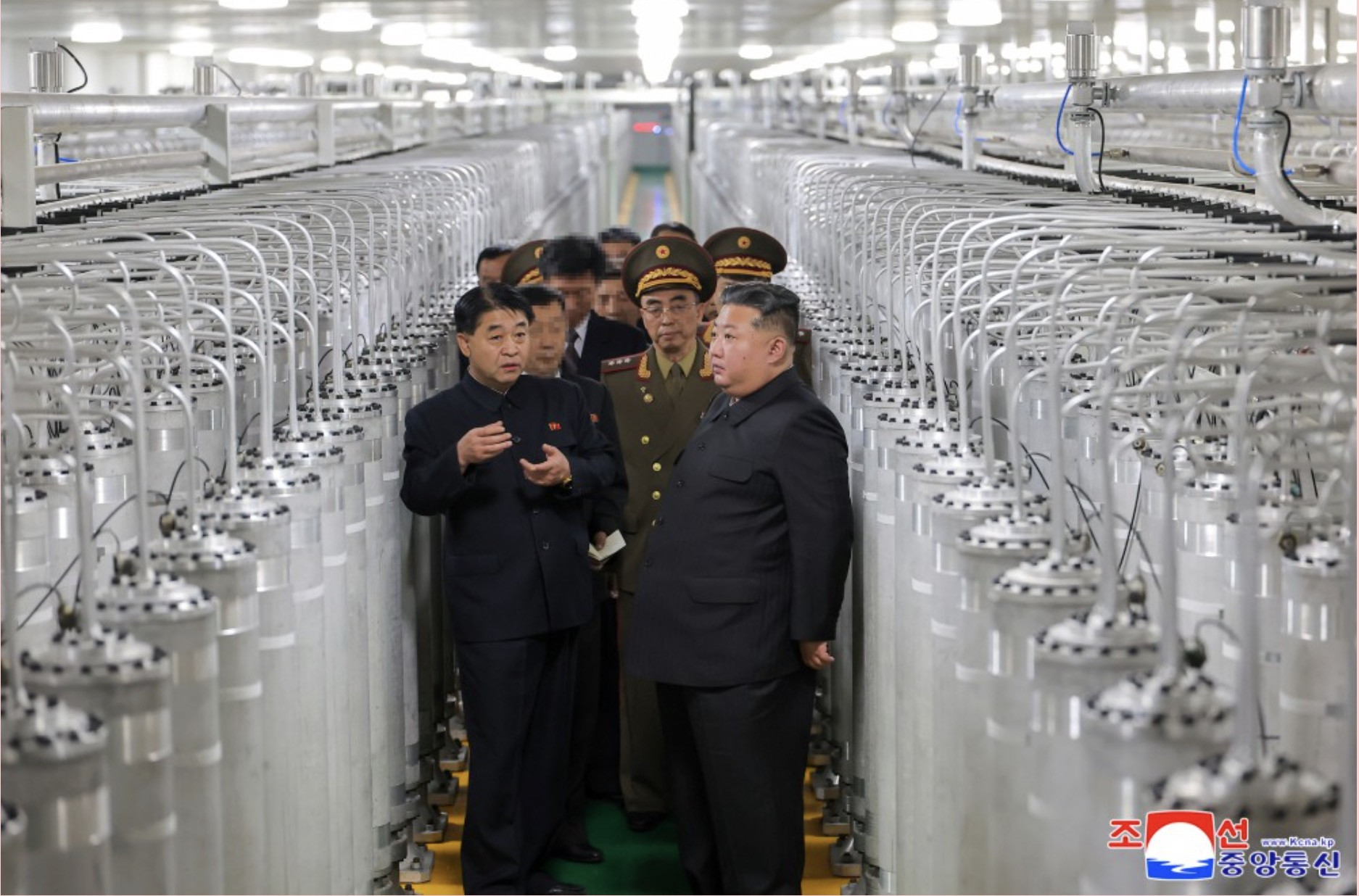 Triều Tiên cơ sở làm giàu uranium.Ảnh: KCNA
