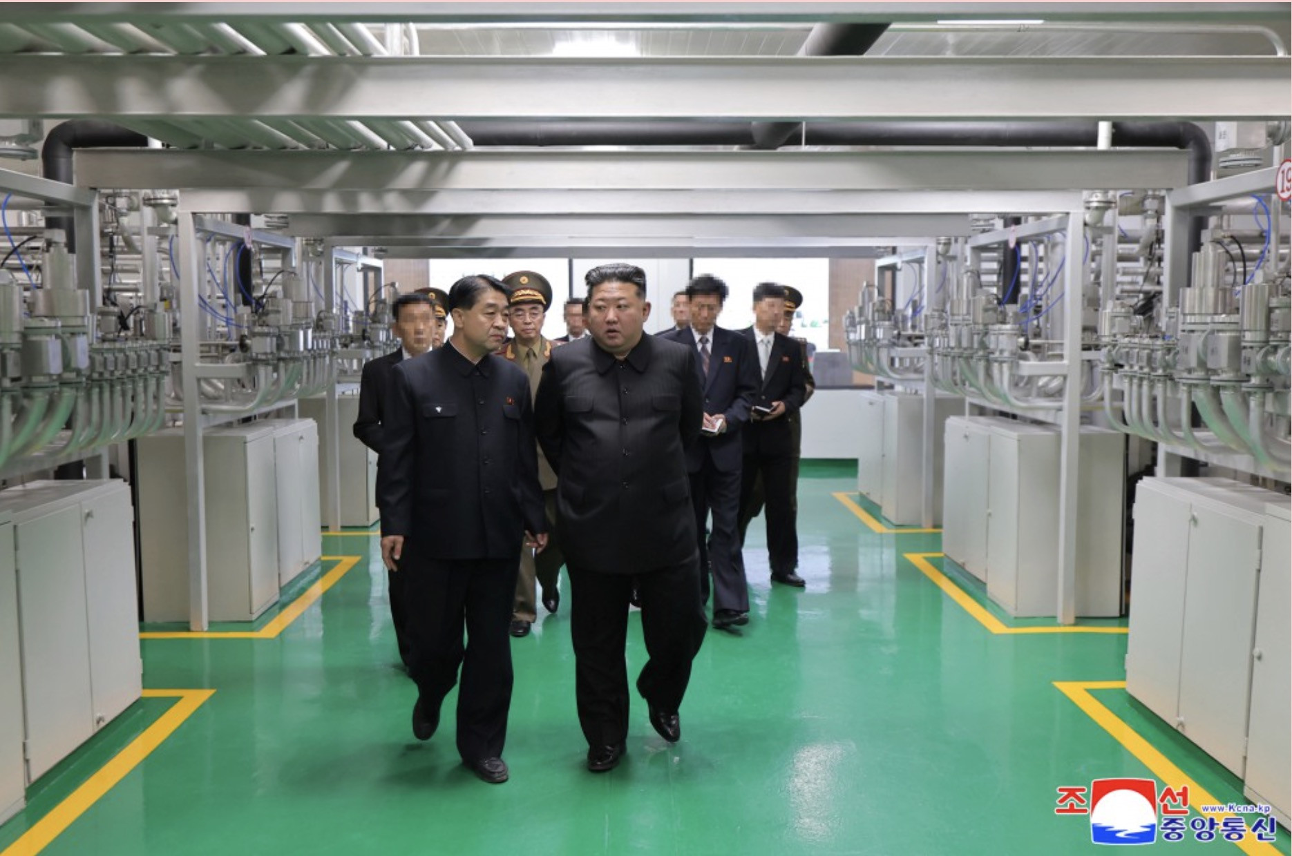 Triều Tiên cơ sở làm giàu uranium.Ảnh: KCNA