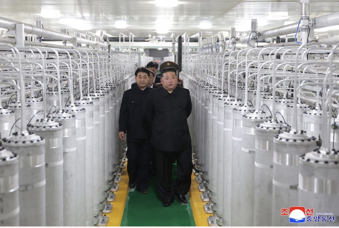 Triều Tiên cơ sở làm giàu uranium. Ảnh: KCNA