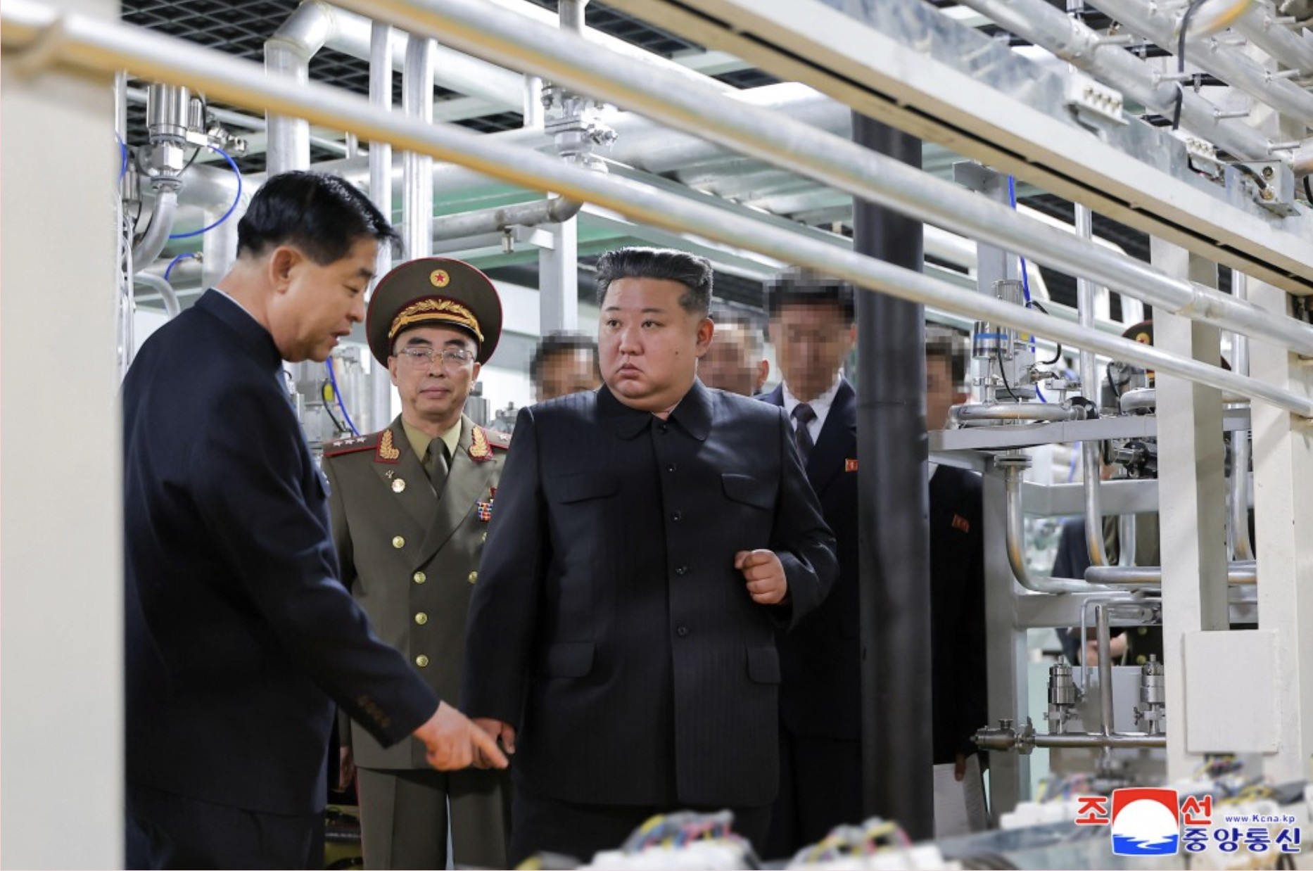 Triều Tiên cơ sở làm giàu uranium.Ảnh: KCNA