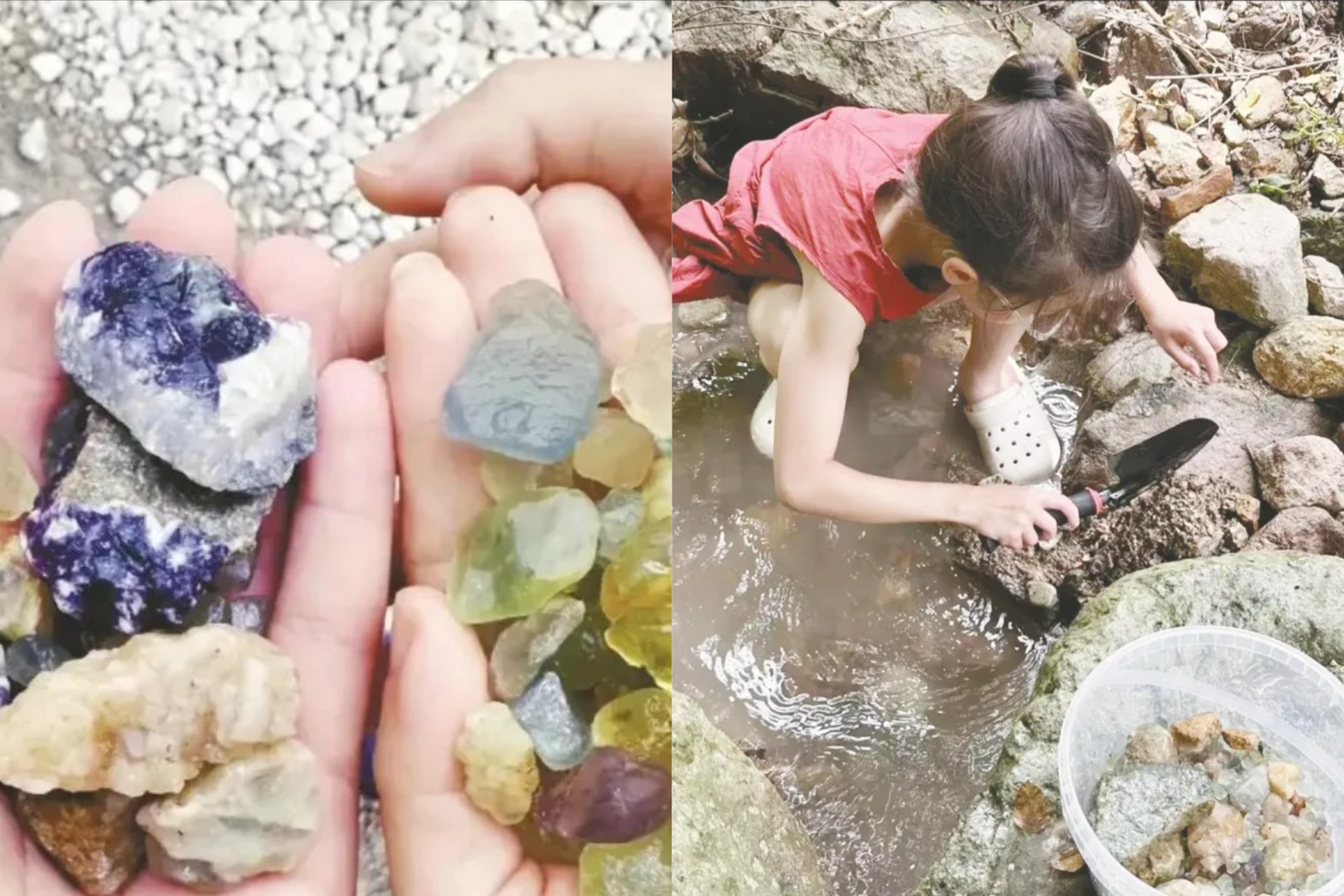 Ngôi làng nhỏ gây sốt vì 'báu vật' đầy ven suối, cuối tuần kín khách săn tìm