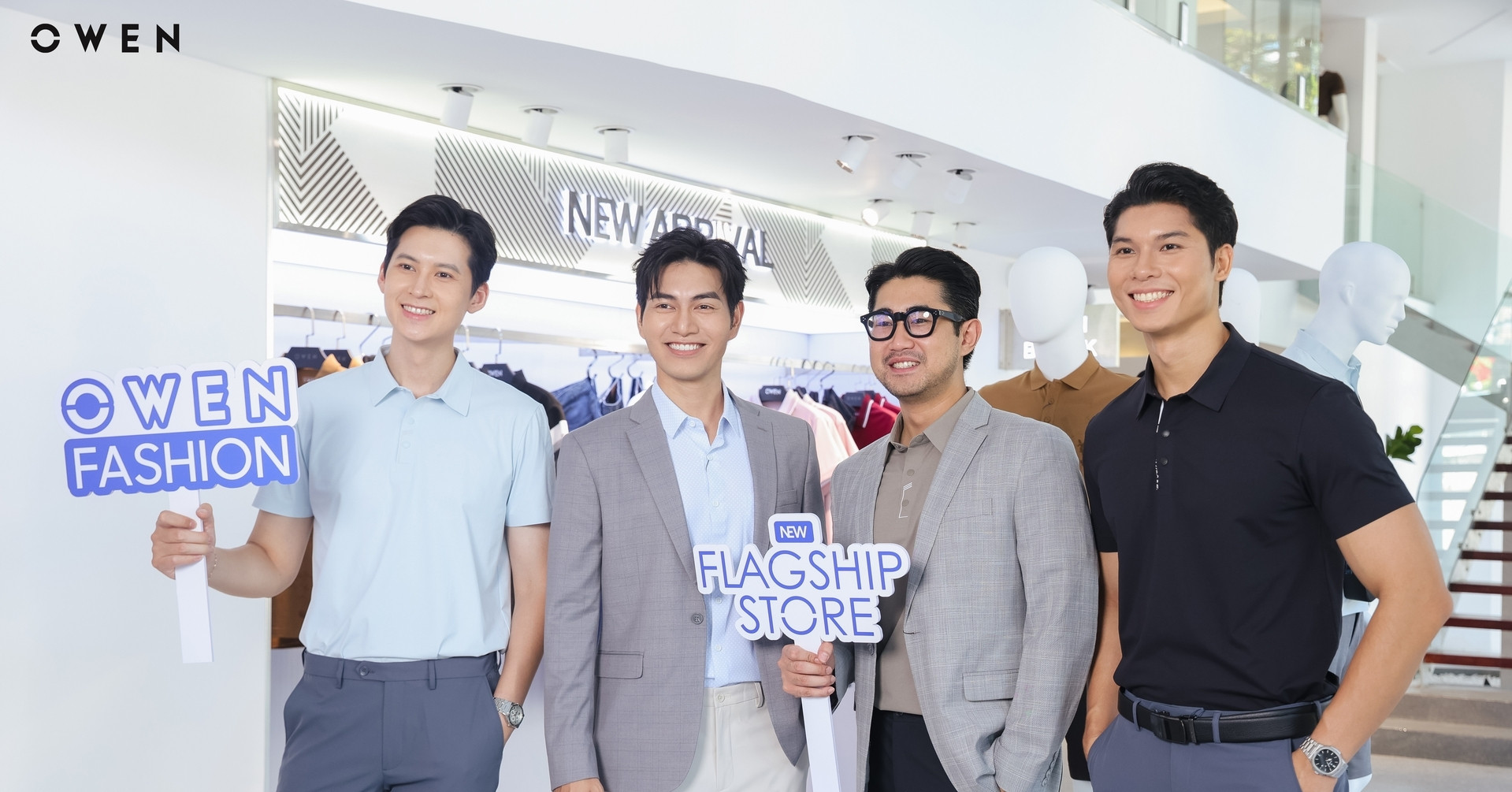 Thời trang nam OWEN ra mắt Flagship Store lớn nhất tại Hà Nội