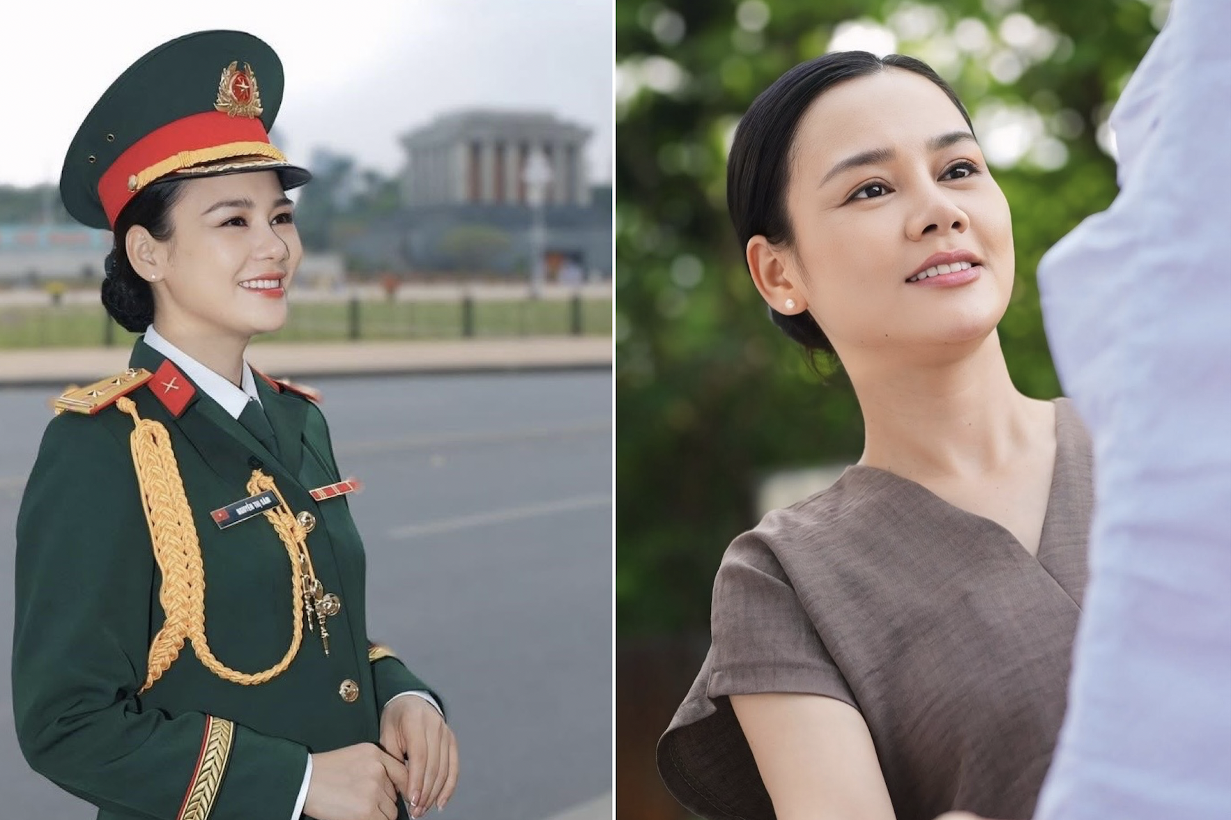 Chủ tiệm giặt là của phim giờ vàng VTV ngoài đời là Trung tá quân đội, có chồng PGĐ
