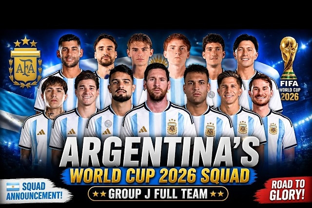 Lịch thi đấu của Argentina tại World Cup 2026