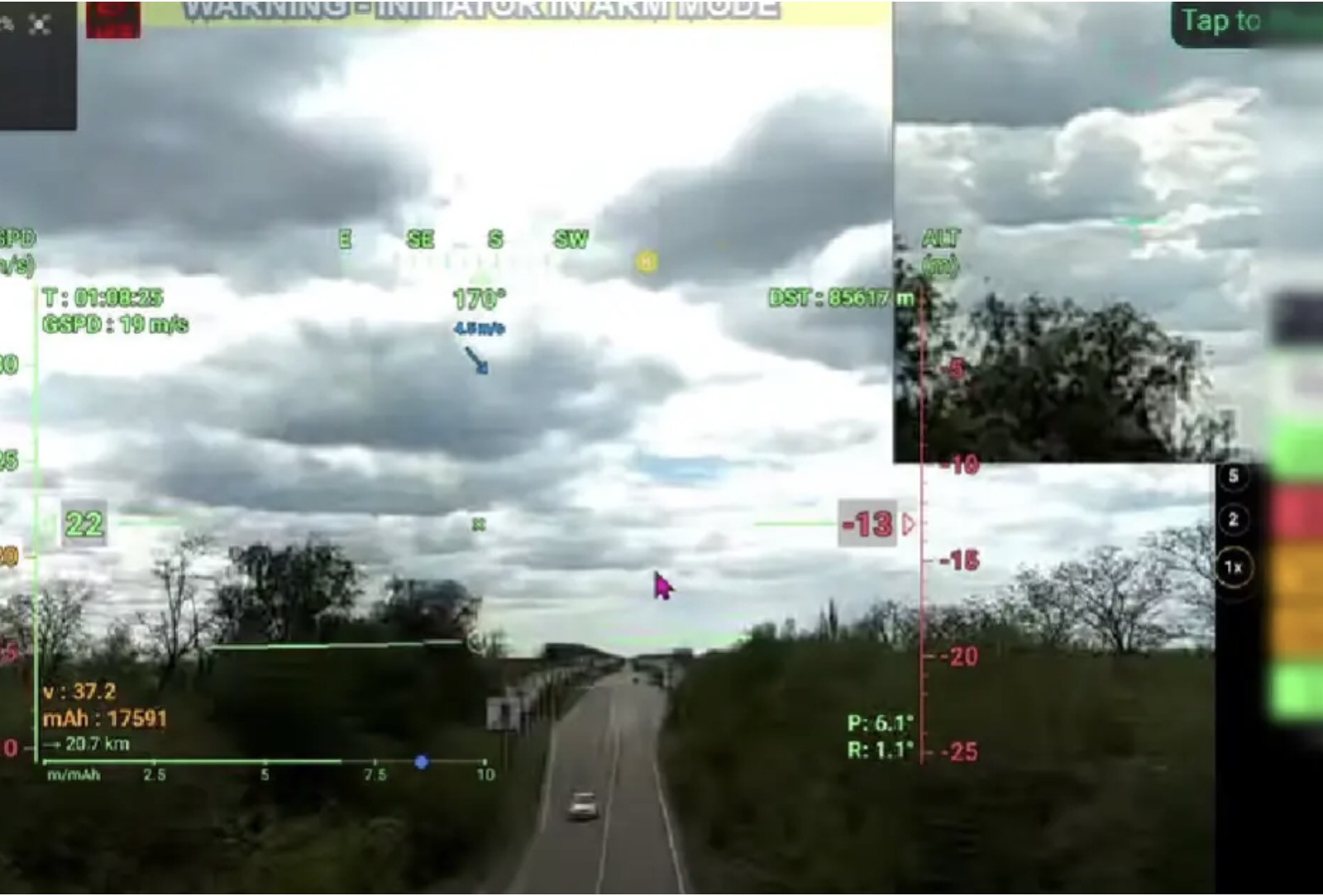 UAV Ukraine khóa mục tiêu các phương tiện vận chuyển của Nga. Ảnh: Trung đoàn Lực lượng Đặc nhiệm số 3 của Ukraine