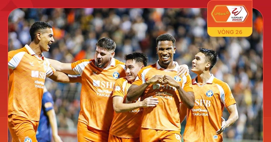 Vòng 26 V-League: Đà Nẵng thoát hiểm, Becamex TPHCM xuống hạng