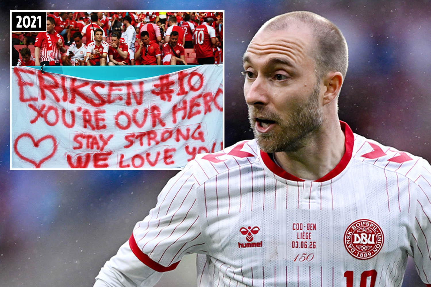 Christian Eriksen lại đột quỵ trên sân bóng
