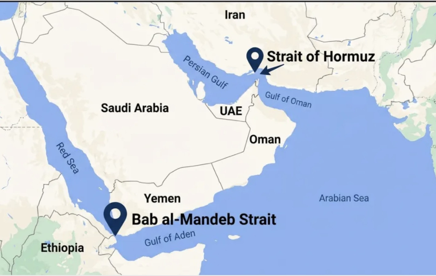 Iran dọa phong tỏa thêm eo biển Bab al-Mandeb. Ảnh: India Today